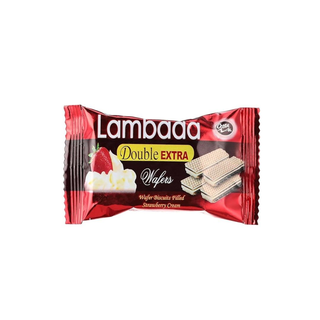 لمبادا 5 ج ويفر فراوله *12 باكو *4 علبه