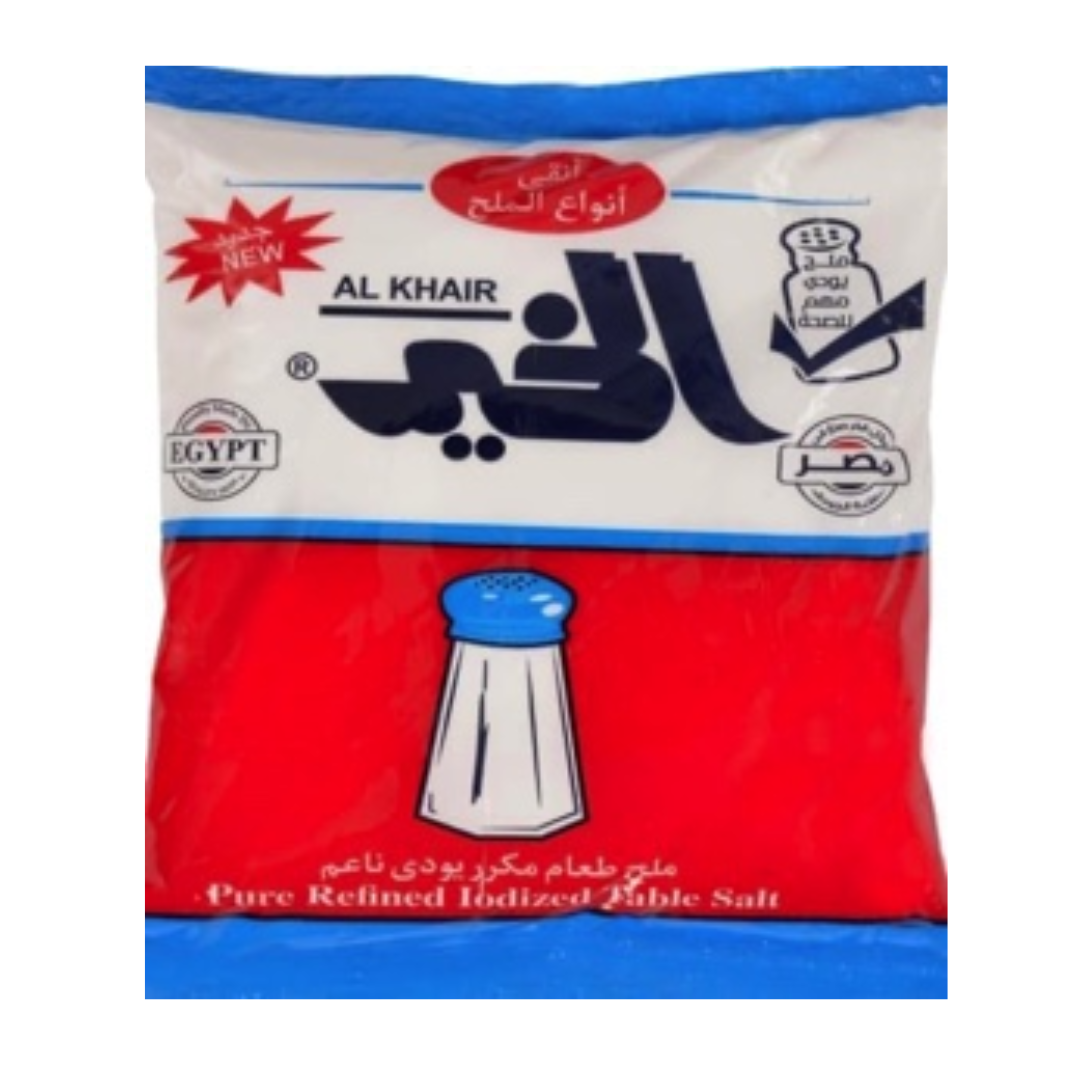 الخير ملح 800 جرام *6 كيس + 1 بونص