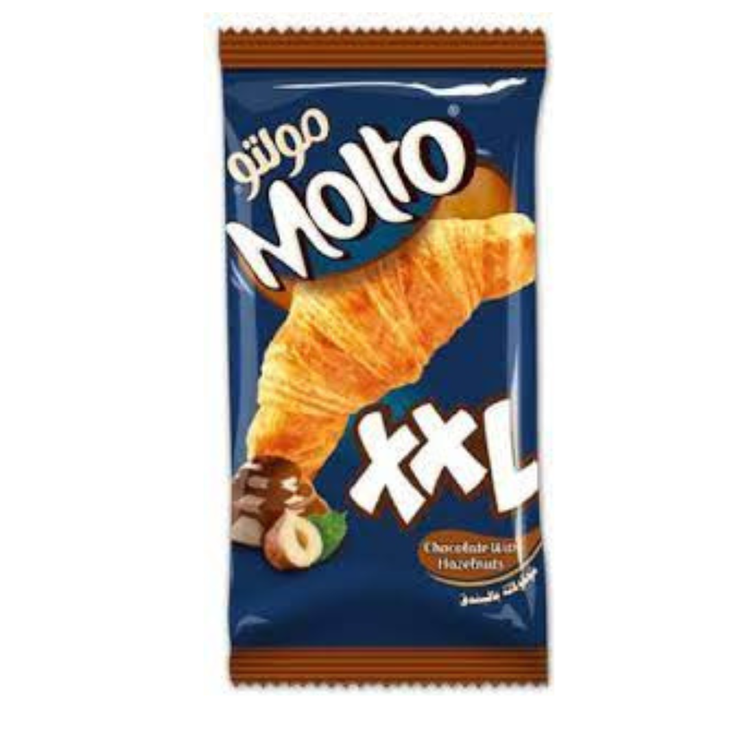 مولتو شيكولاته بالبندق10  جنيه حجم الصحاب *24كيس