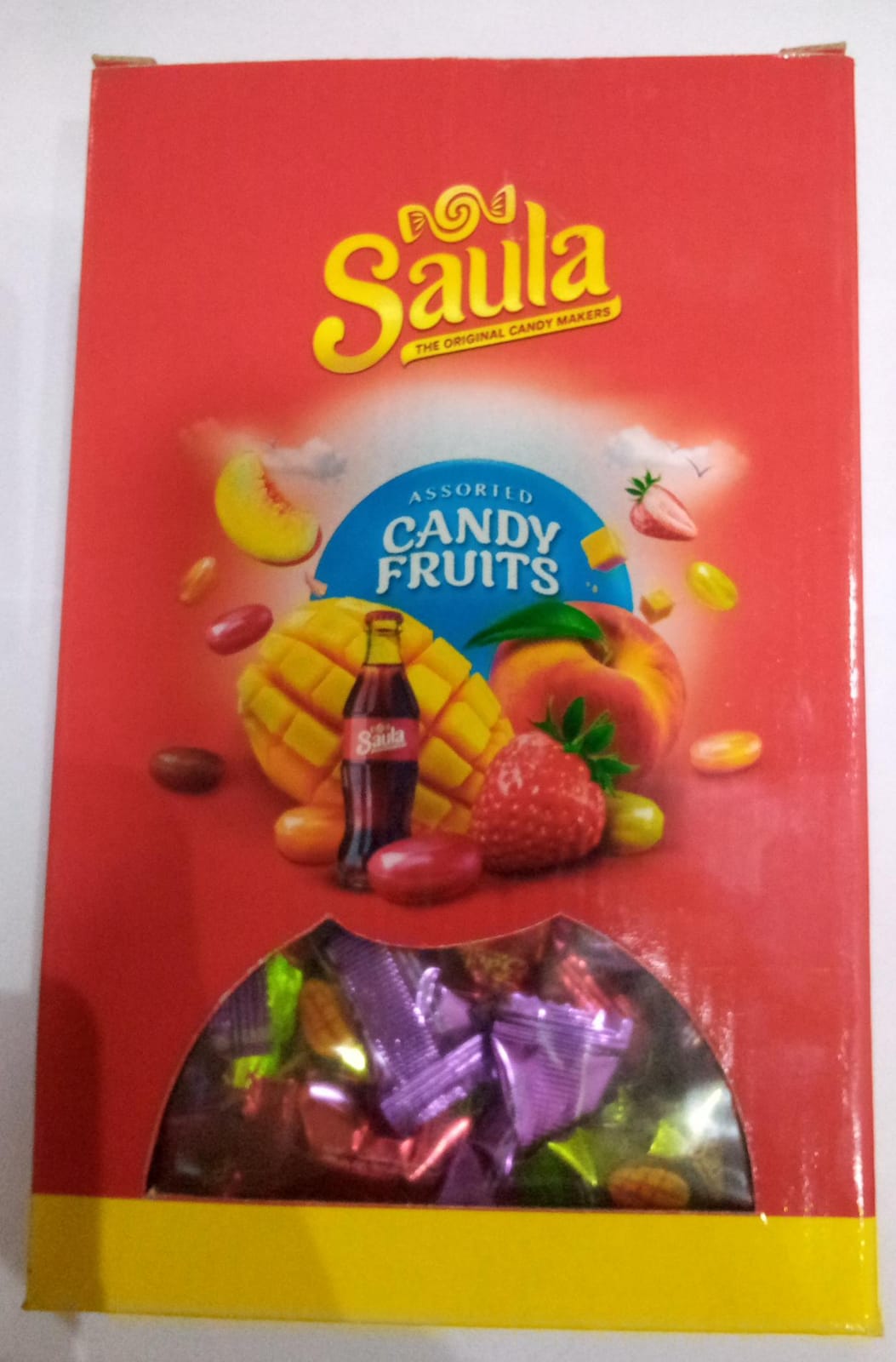 ساولا فواكه علبه 200 قطعه *12 علبه 