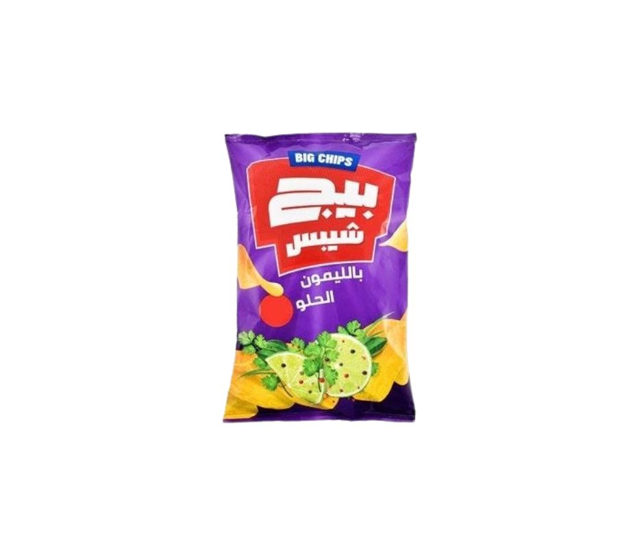 بيج شيبسي 10ج ليمون حلو*12