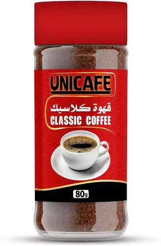 يوني كافيه نسكافيه كلاسيك 80جم برطمان