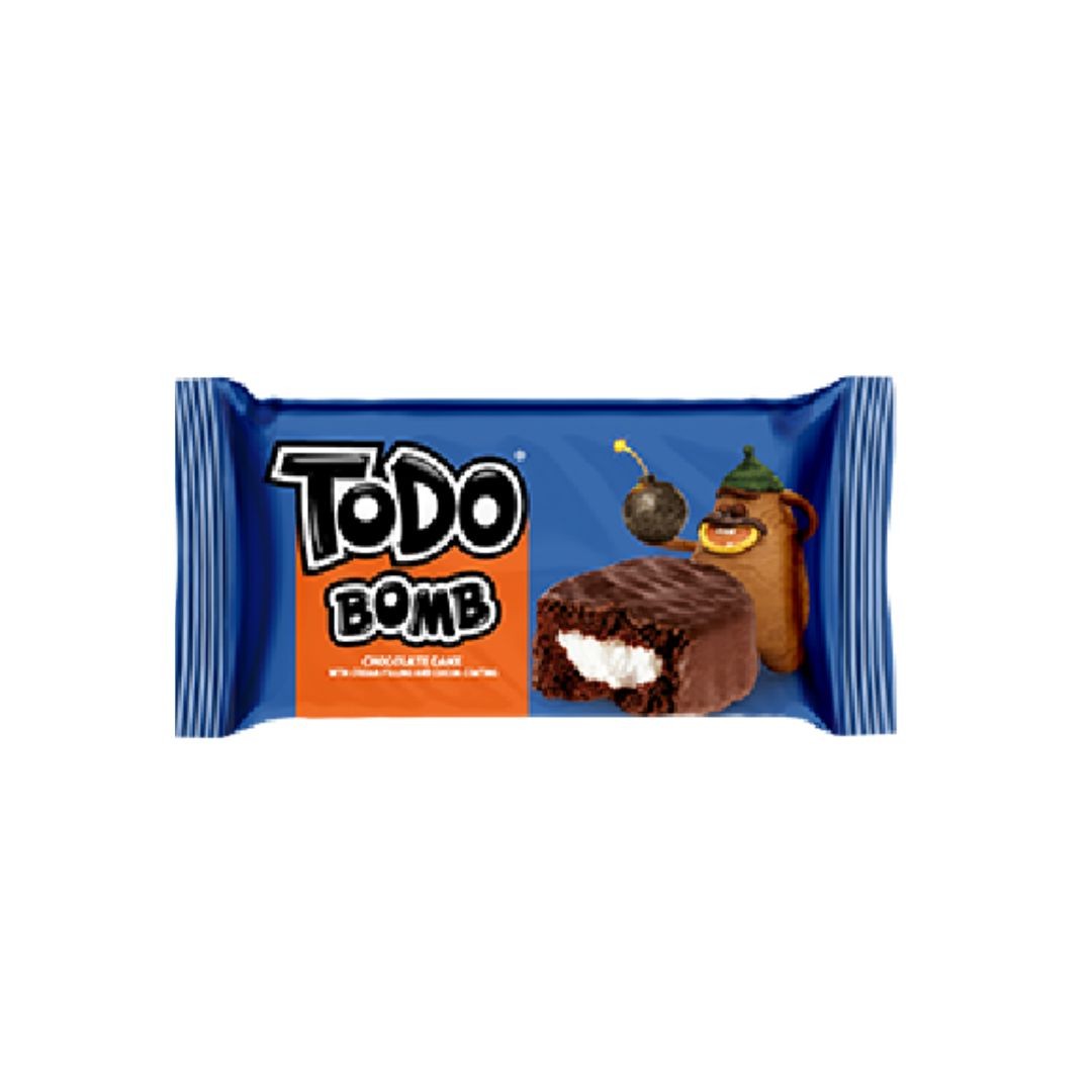 تودو بومب 15جنيه شيكولاته فانيليا * 6 علبه