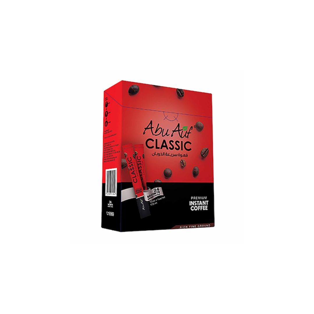 نسكافيه كلاسيك ظرف بلاك ابو عوف 24ظرف*20
