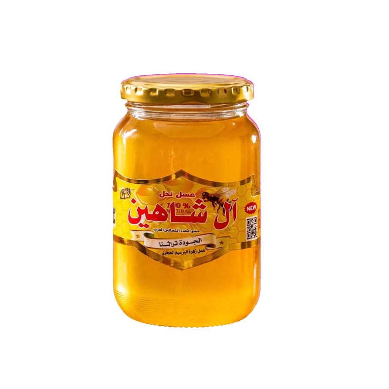 ال شاهين عسل 1/2 ك  زجاج*12
